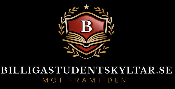 Billiga studentskyltar